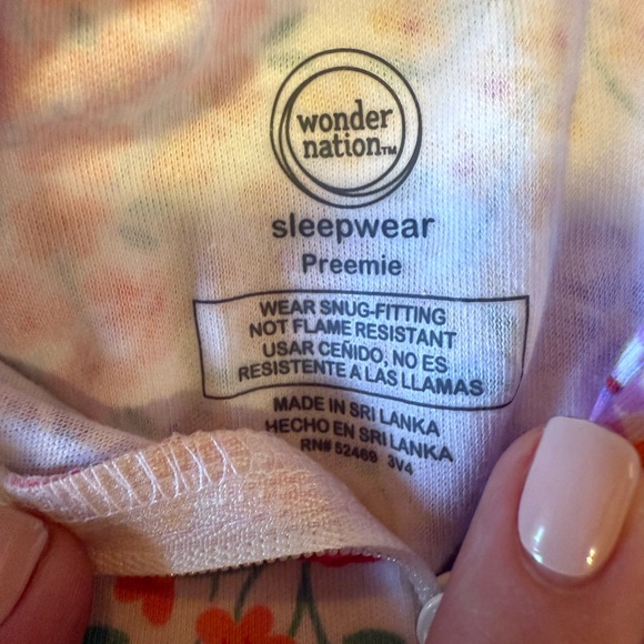 Preemie Girl Sleeper Bundle of 8 Sleep and Plays - Picture 6 of 6